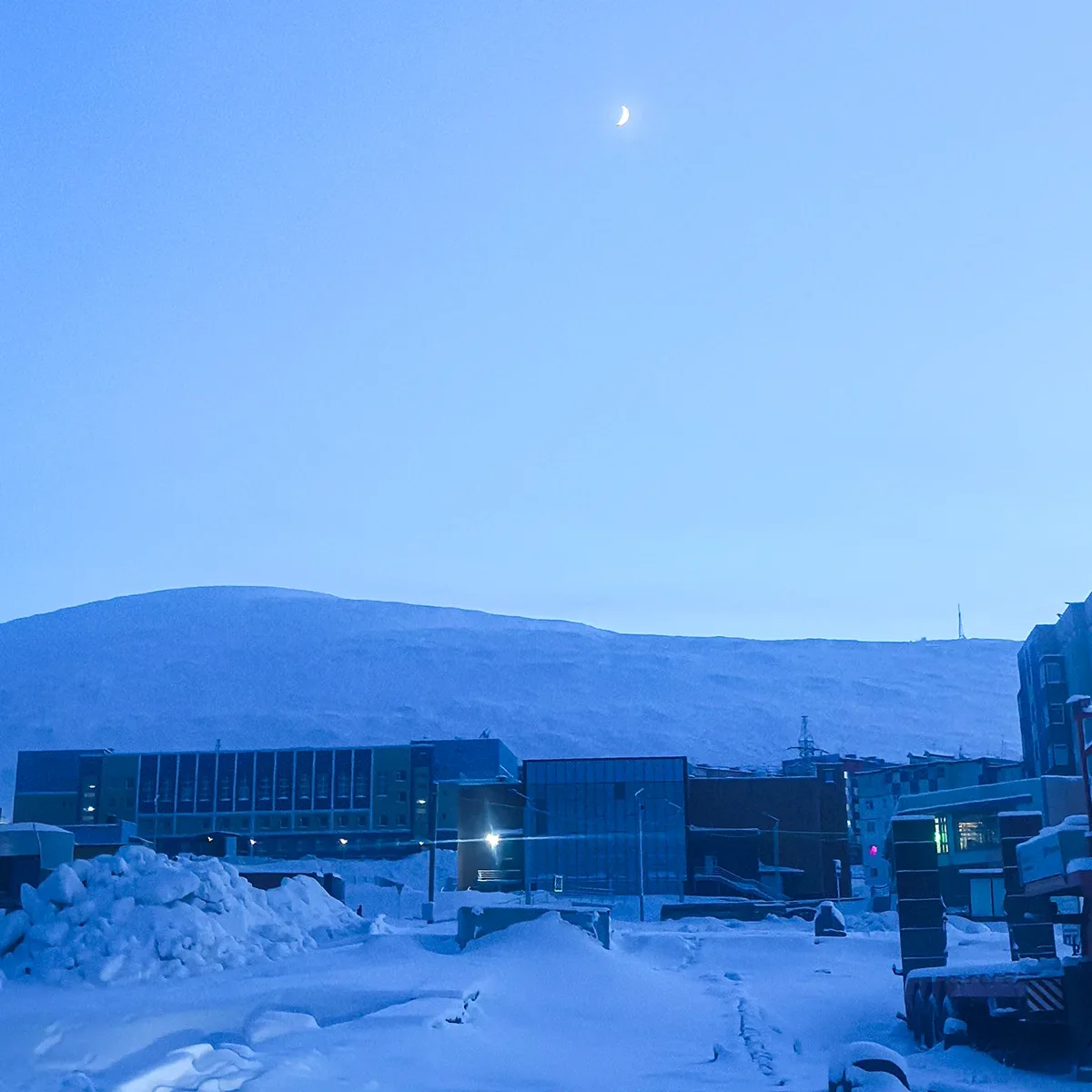 Фотографии вечернего Певека