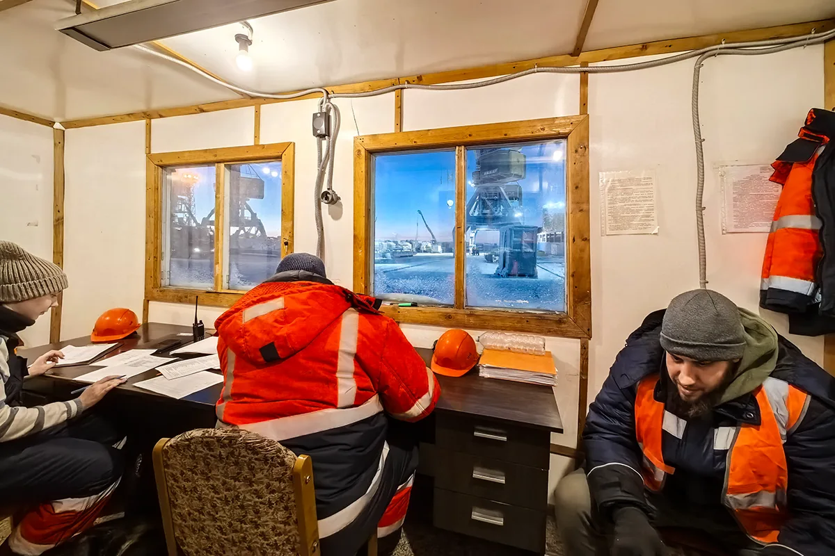 Ожидание в тальманской оформления и подписания документов